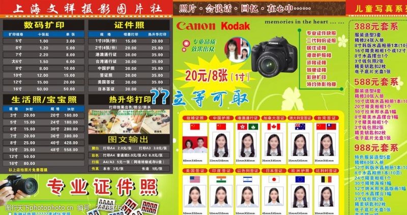 签证照片全攻略 从标准尺寸到专业拍摄与扩印服务详解